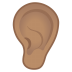 12109-ear-medium-skin-tone icon