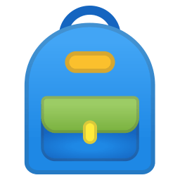 School backpack icon