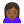 Woman frowning medium dark skin tone icon