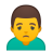 Man frowning icon