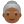 Old woman medium dark skin tone icon