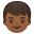 Boy medium dark skin tone icon
