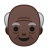 10175-old-man-dark-skin-tone icon