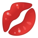 Kiss mark icon