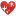 Sparkling heart icon
