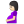 Pregnant woman light skin tone icon