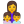 Family woman girl boy icon