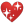 Sparkling heart icon