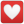 Heart decoration icon