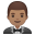 Man in tuxedo medium skin tone icon