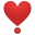 Heavy heart exclamation icon