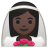 10684-bride-with-veil-dark-skin-tone icon