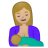 10693-breast-feeding-medium-light-skin-tone icon