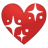 12142-sparkling-heart icon