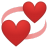 12151-revolving-hearts icon