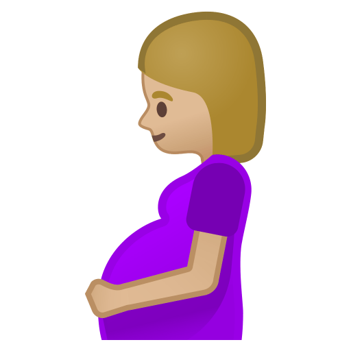 10687-pregnant-woman-medium-light-skin-tone icon