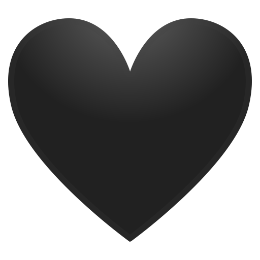 12149-black-heart icon