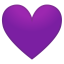 Purple heart icon