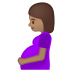 10688-pregnant-woman-medium-skin-tone icon