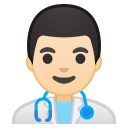 10185-man-health-worker-light-skin-tone icon