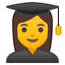 Woman student icon