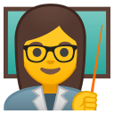 Woman teacher icon