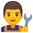 Man mechanic icon