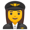 Woman pilot icon