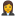 Woman office worker icon