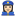Woman police officer light skin tone icon