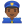 Man police officer medium dark skin tone icon