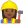 Woman construction worker medium dark skin tone icon