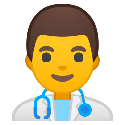 Man health worker icon