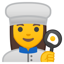 Woman cook icon