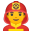 Man firefighter icon
