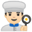 Man cook light skin tone icon