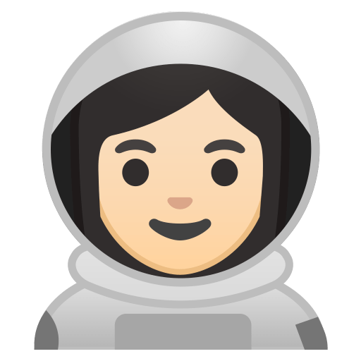10393-woman-astronaut-light-skin-tone icon