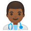 10191-man-health-worker-medium-dark-skin-tone icon