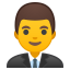 Man office worker icon