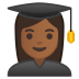 10216-woman-student-medium-dark-skin-tone icon