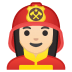 10405-woman-firefighter-light-skin-tone icon