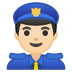 10419-man-police-officer-light-skin-tone icon