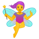 Woman fairy icon