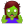 Woman zombie icon