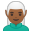 Man elf medium dark skin tone icon