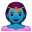 Woman genie icon