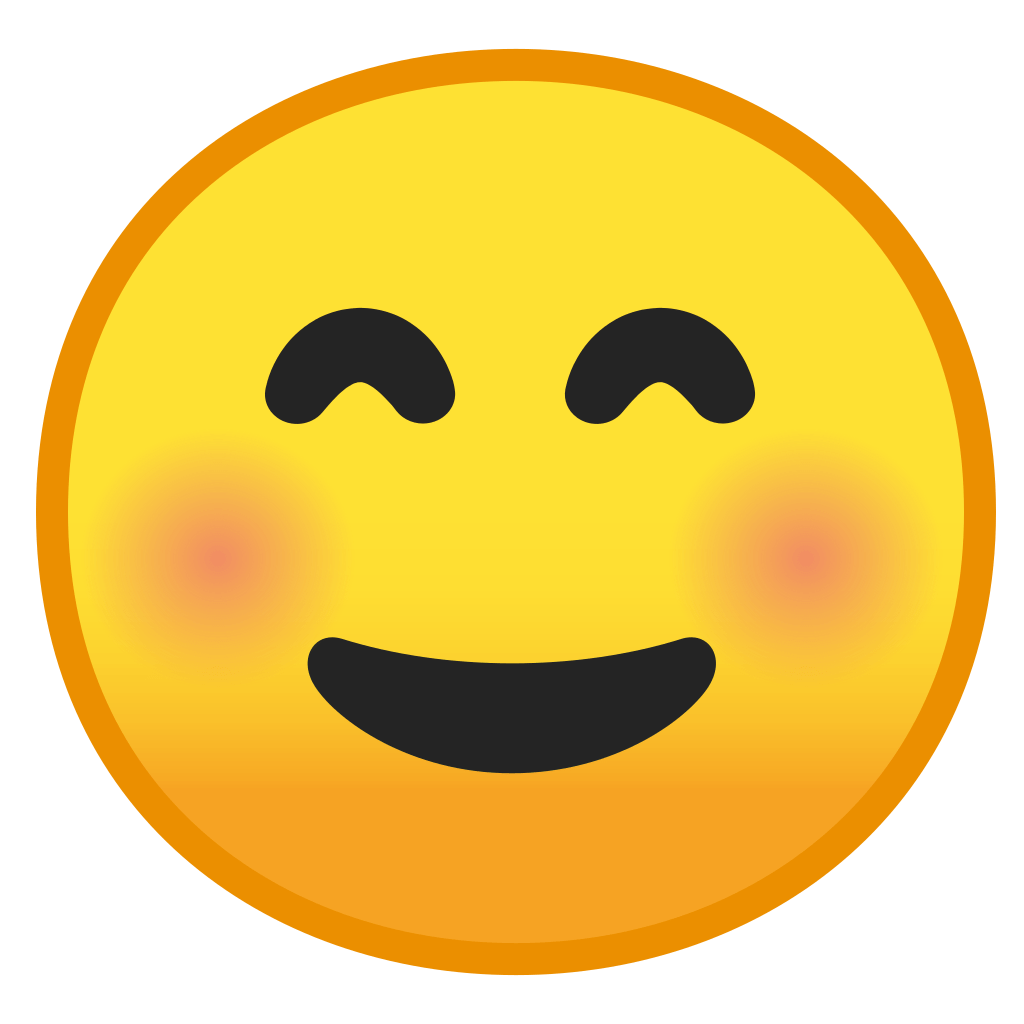 Smiling Face Icon Noto Emoji Smileys Iconset Google - Riset