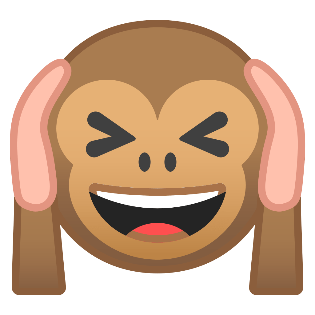 Hear no evil monkey Icon | Noto Emoji Smileys Iconset | Google