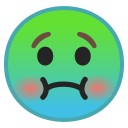 Nauseated face icon