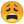 Weary face icon